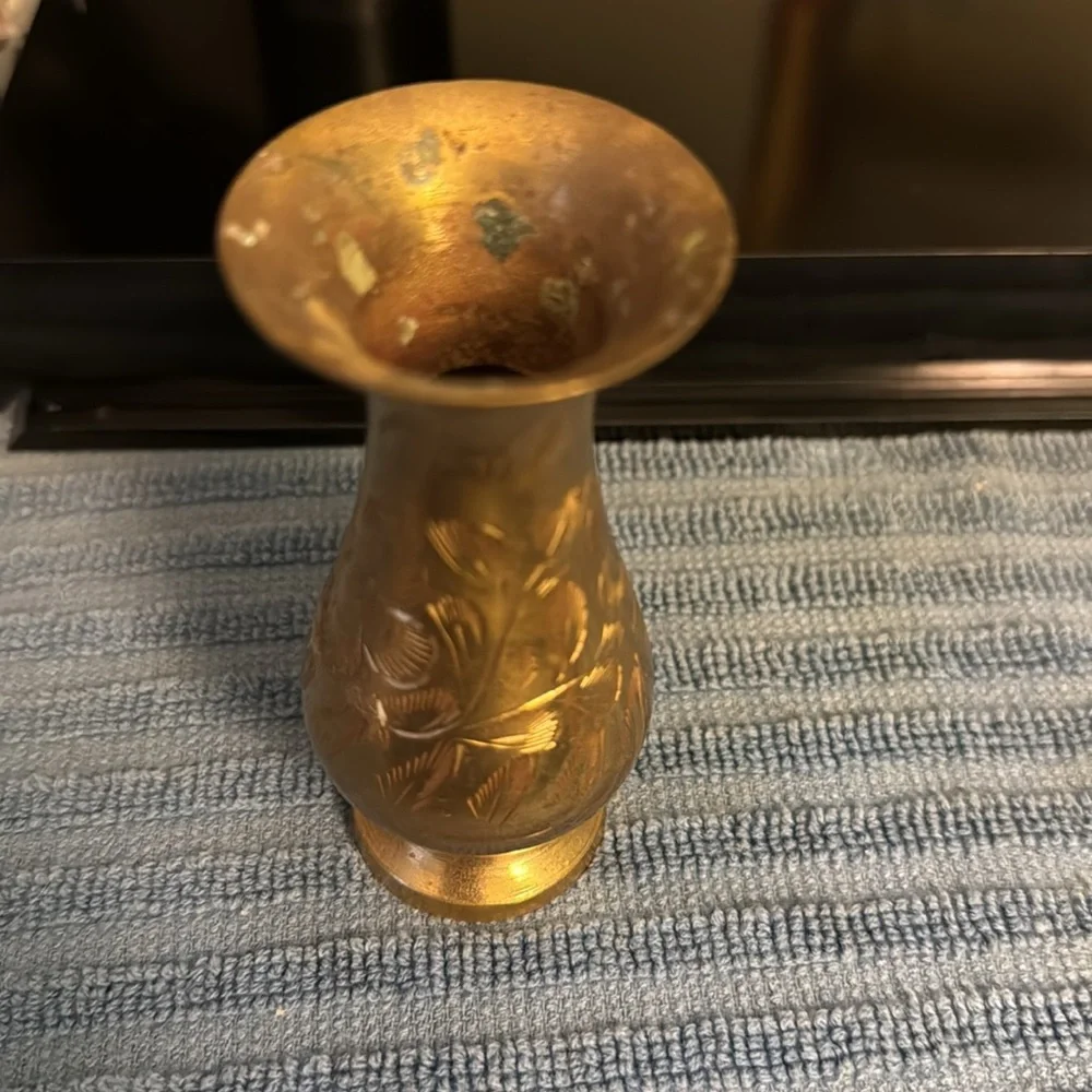 Brass small Floral Vase #04